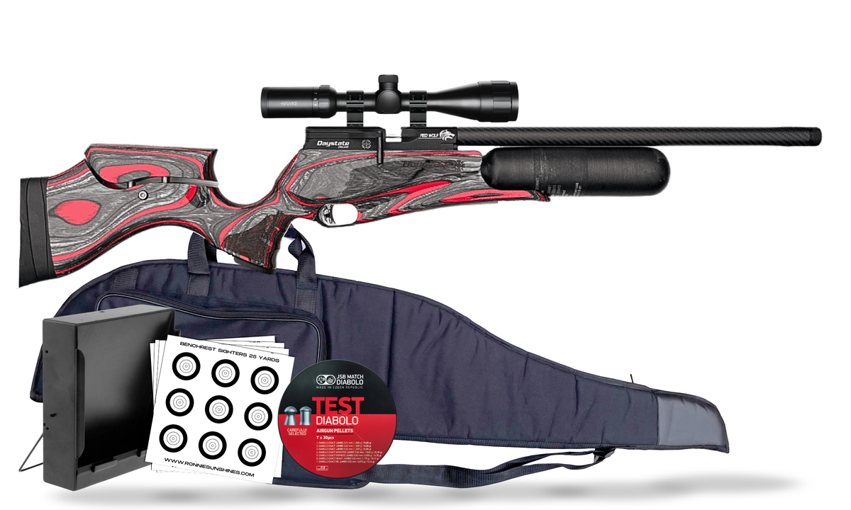 kit-lite Daystate Red Wolf Hi-Lite Red Laminate .177 Lite Combo