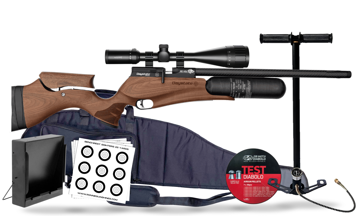 kit-standard Daystate Red Wolf Hi-Lite Walnut .177 Standard Combo