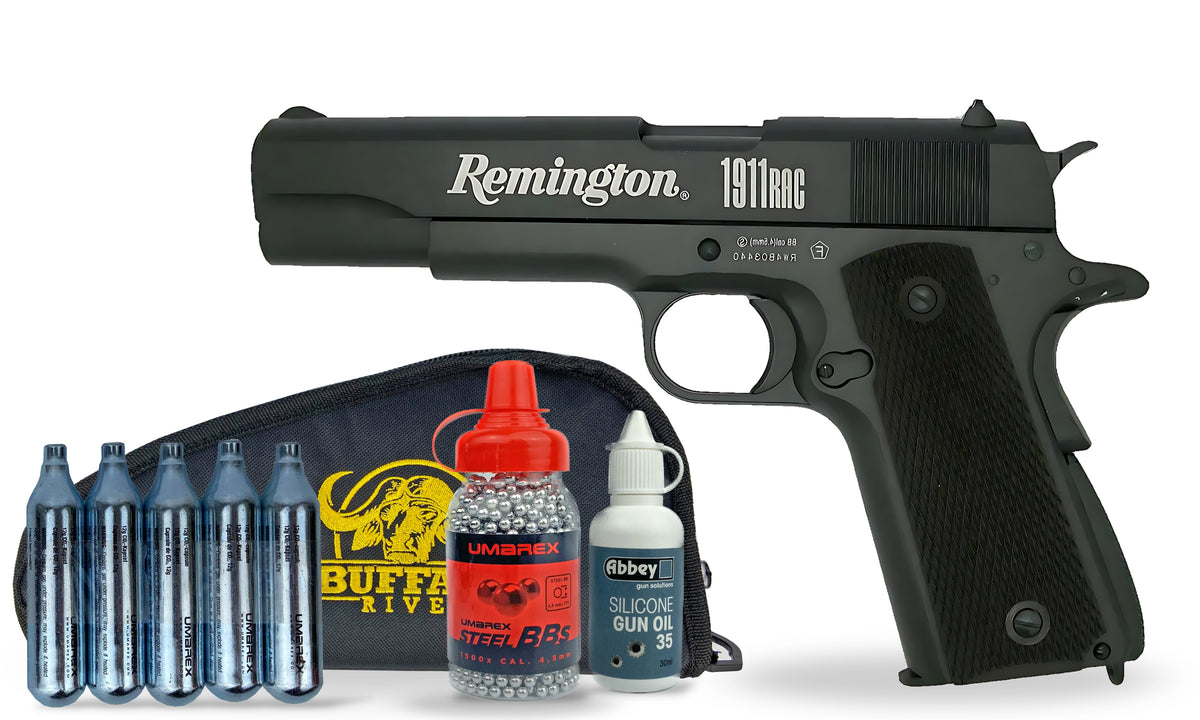 kit-standard Remington 1911 R1 CO2 BB Air Pistol Standard Combo