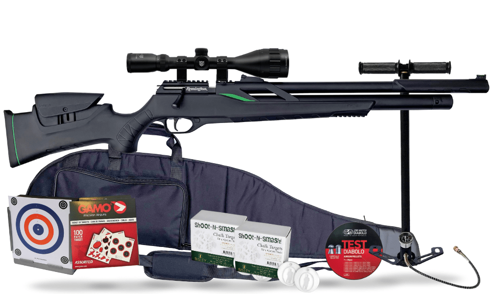Remington T - Rex PCP Air Rifle Combo (Black) - Ronnie Sunshines