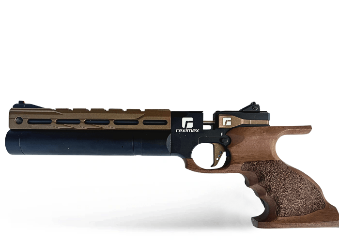 Reximex Mito Race Bronze Walnut PCP Air Pistol - Ronnie Sunshines
