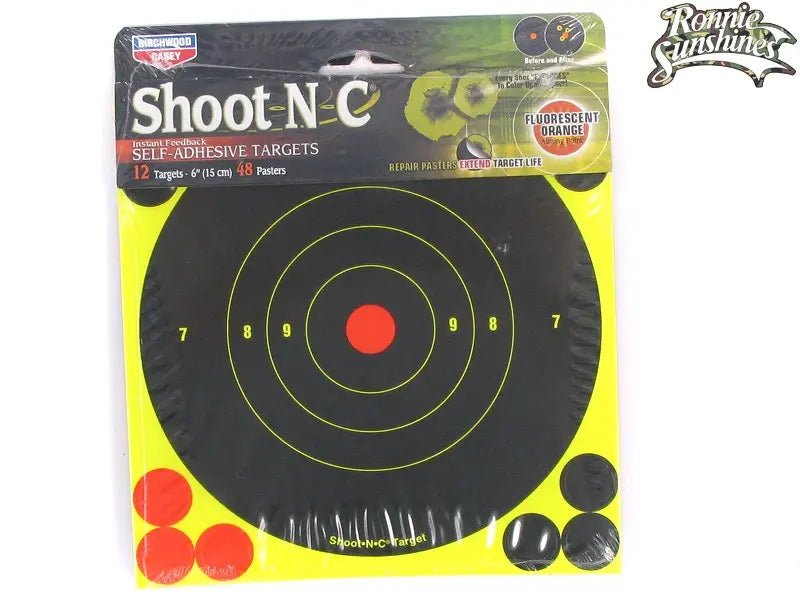 Shoot - N - C Targets (12 x 15cm) - Ronnie Sunshines