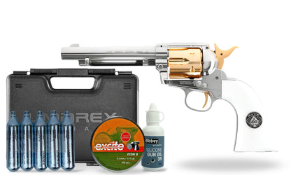kit-premium Colt SAA Smoke Wagon .177 Pellet Revolver Premium Combo