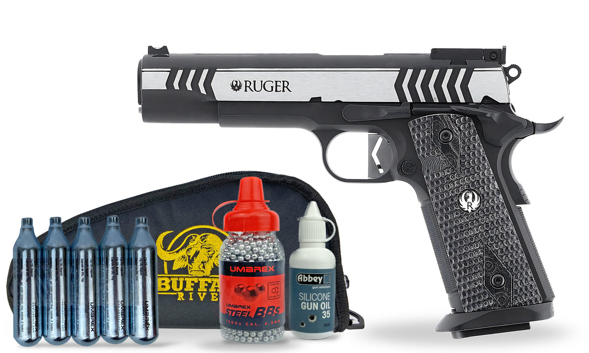 kit-standard Ruger SR1911 Competition 4.5mm BB Air Pistol Standard Combo