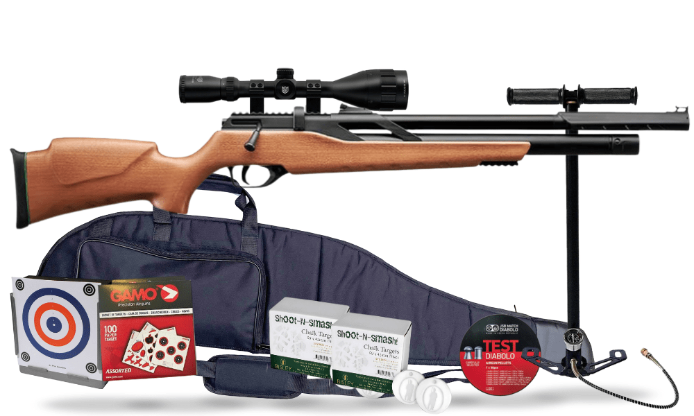 T - Rex Combo PCP Air Rifle Combo (Wood) - Ronnie Sunshines