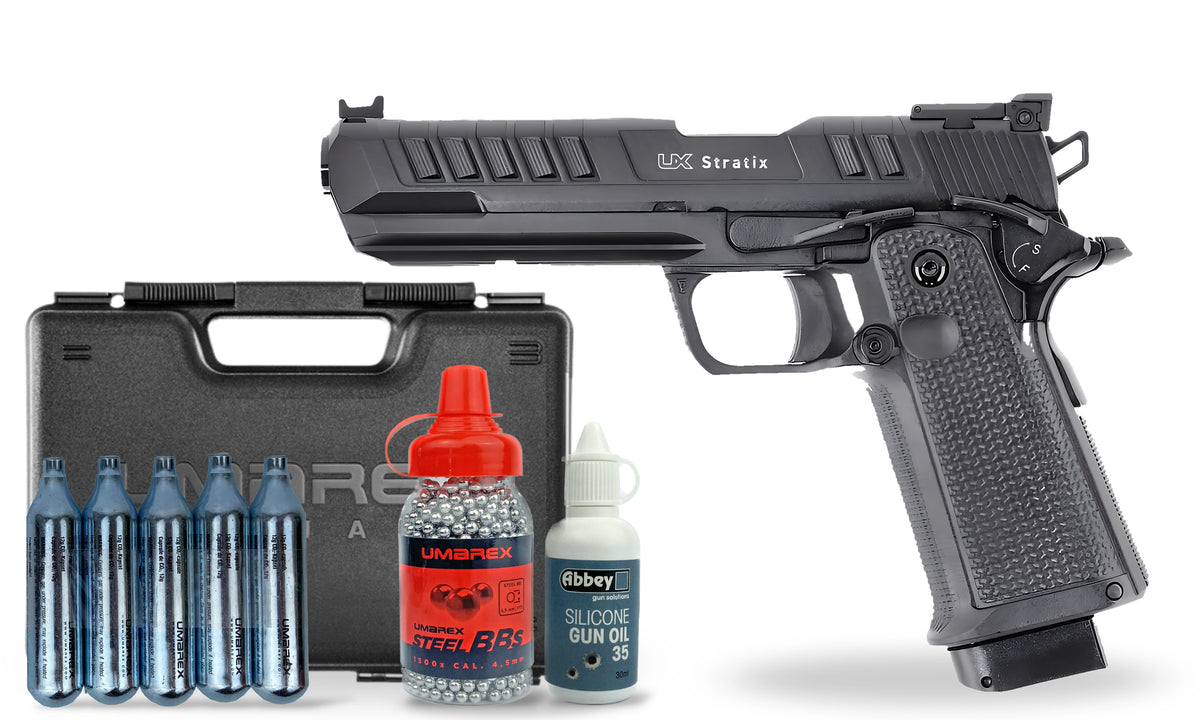 kit-premium Umarex UX Stratix 4.5mm BB Air Pistol Premium Combo