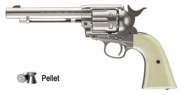 Umarex Colt Peacemaker (SAA) .177 pellet Air Pistol - Nickel Finish